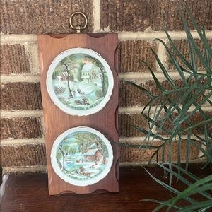 Vintage Decorative Plate Wall Art